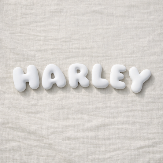 Bare Bubble Letters