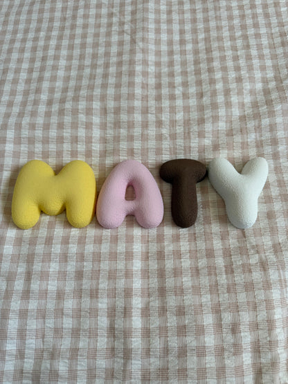 Teddy Bubble Letters