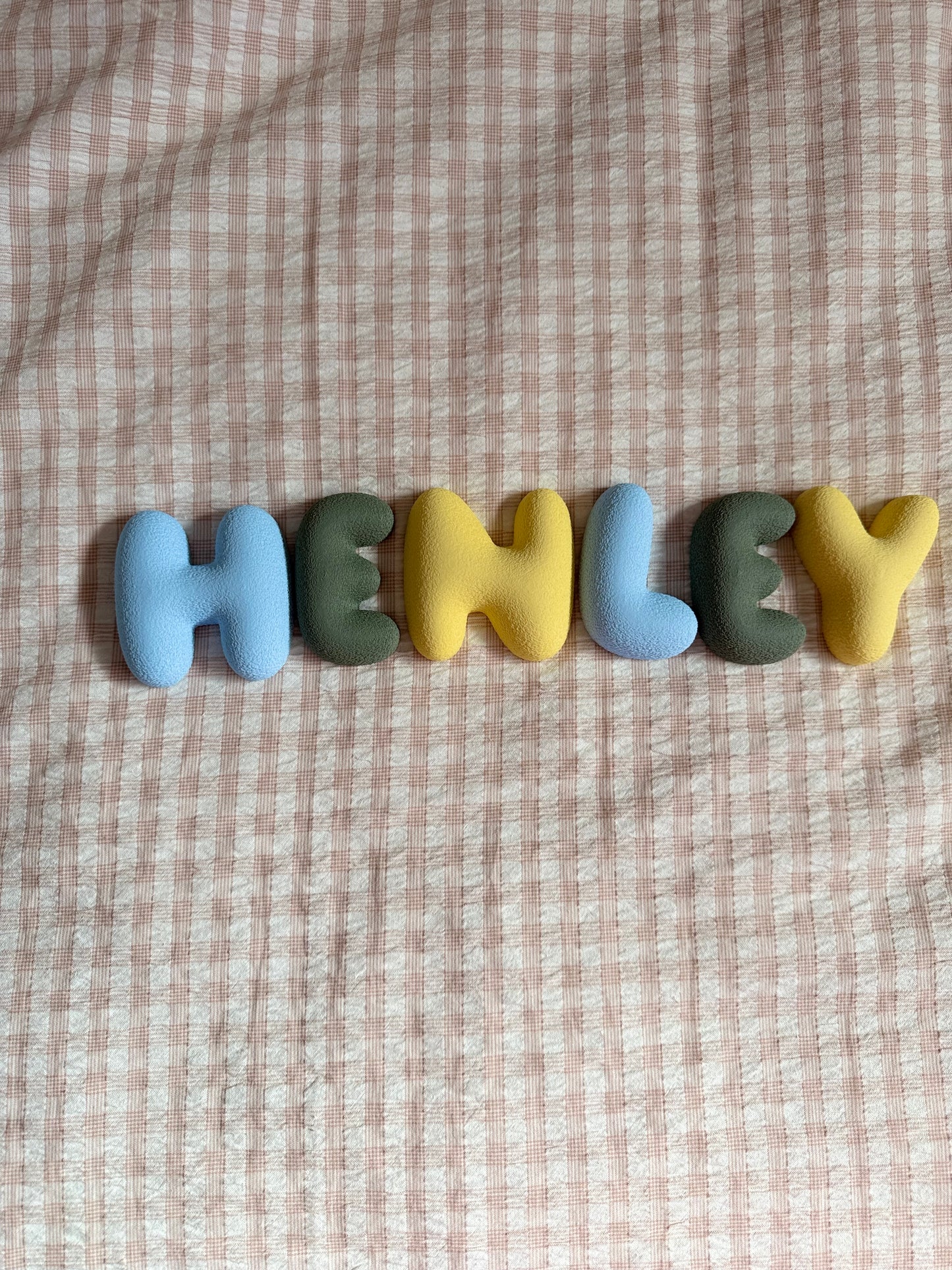 Teddy Bubble Letters