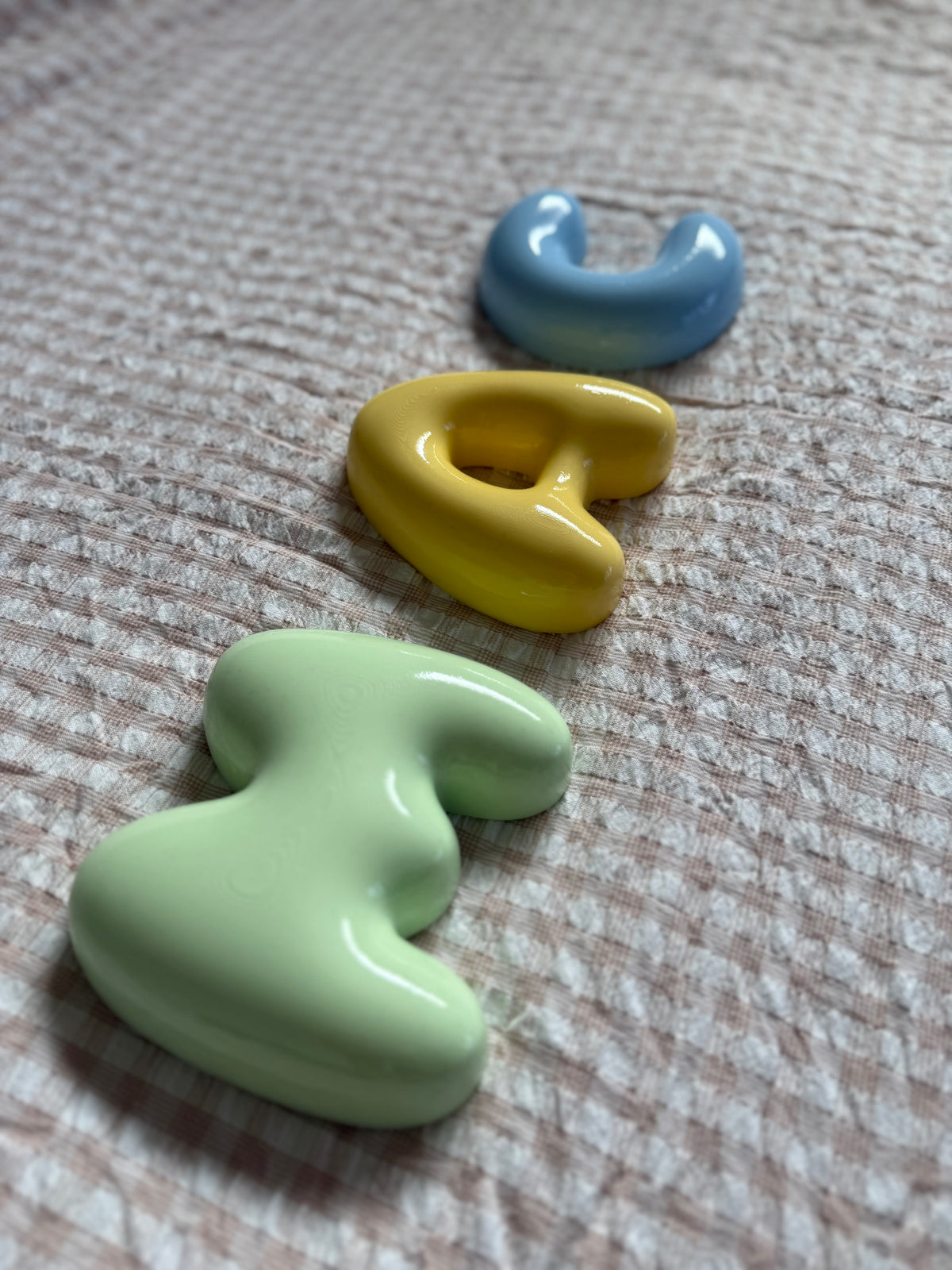 Coloured Letters with Signature Shine