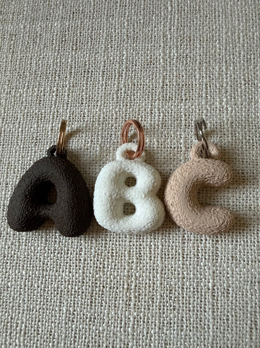 Teddy on the Go - Personalised Initial Letter Charms